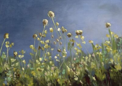 Xenia Vruvides Grass Flowers Soft Pastel 8.5 x 11 $250