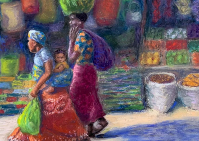 Marie Jamieson, Signature Member Hurrying Home 12 x 12