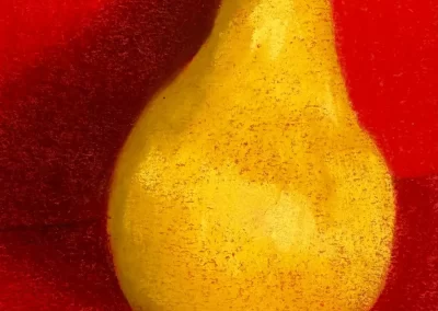 Yellow On Red, by Peggy Anne Braeutigam