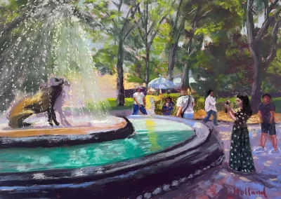 Polka Dot Dress, by Mary Holland Hopkins