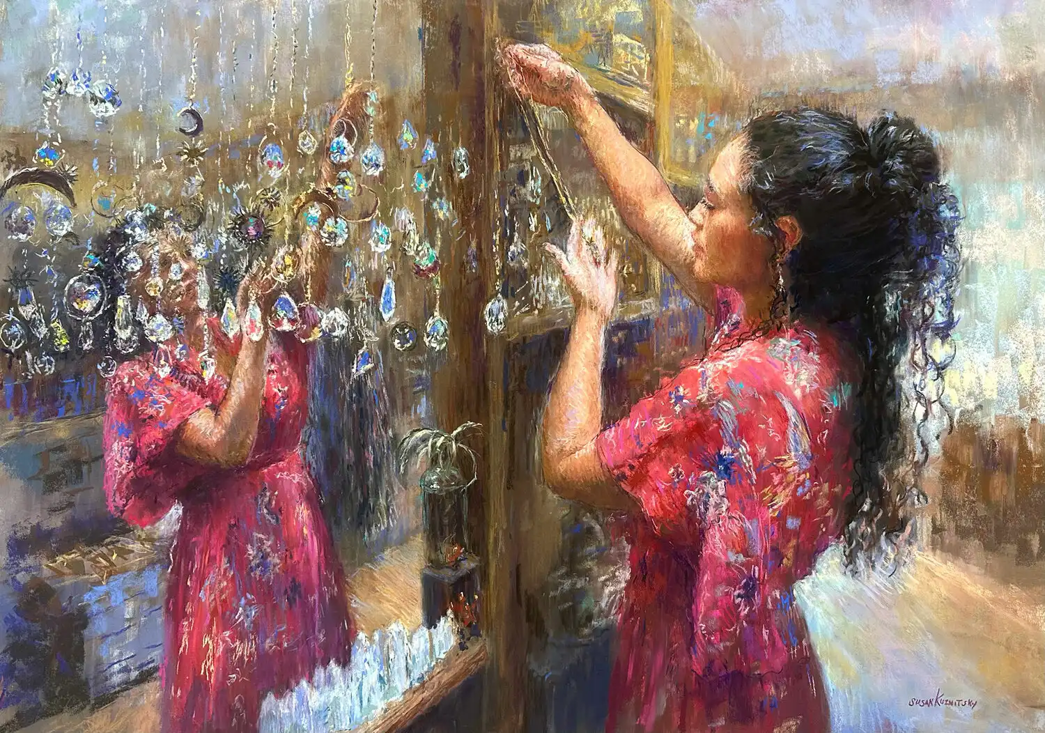 First Place $400 The Moon and the Stars, by Susan Kuznitsky