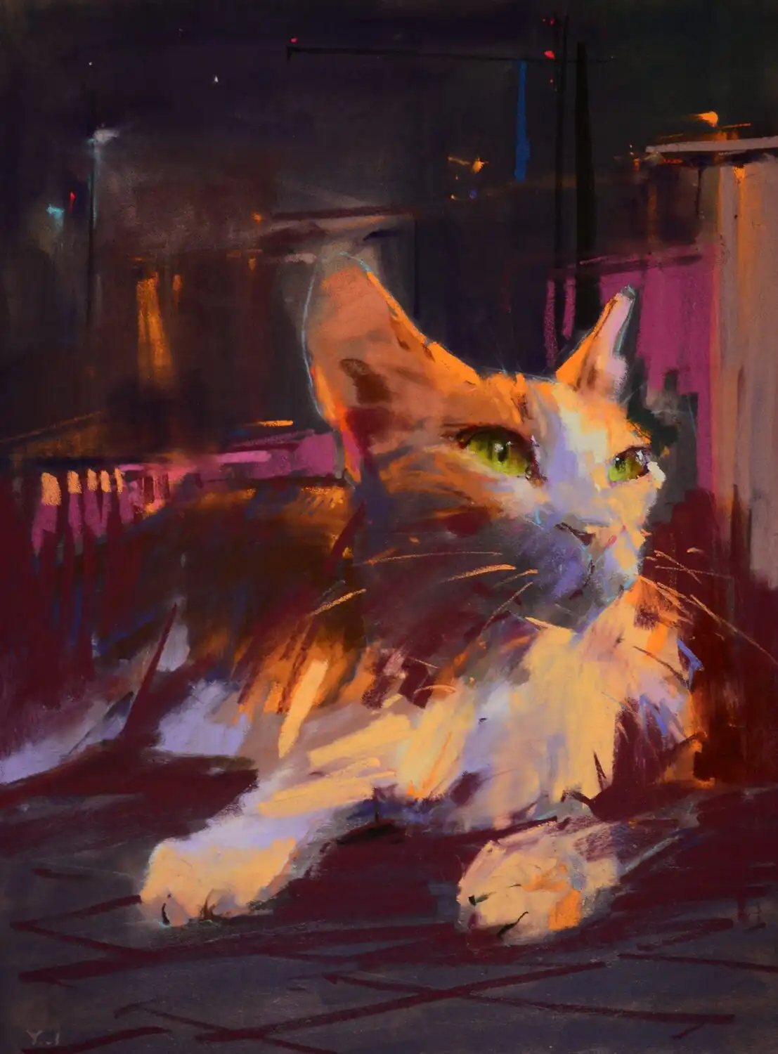 Best of Show - “Midnight Ember” $600 Yael Maimon