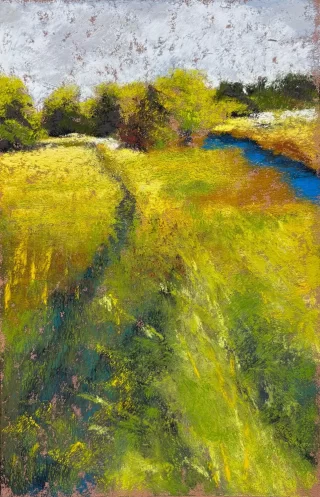 Third Honorable Mention: Dakota Art Pastel Carry the Quiet, by Janet Rothermel