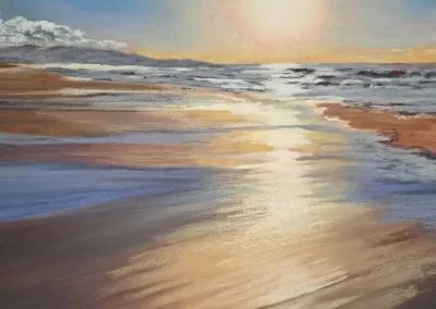 Winter Sunset, Oregon, by Elizabeth W Spona