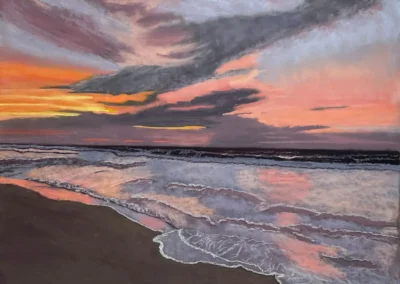 2026 Spirit of Pastel (SOP) Fourth Biennial Open Juried Exhibition Accepted Artist - Emerging: Evening’s Show, by Deborah Albrecht