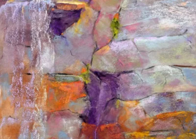 2026 Spirit of Pastel (SOP) Fourth Biennial Open Juried Exhibition Accepted Artist - Established: Rocky Colors by Shirley Anderson