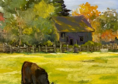 2026 Spirit of Pastel (SOP) Fourth Biennial Open Juried Exhibition Accepted Artist - Emerging: Cotoni Coast Dairy, by Leslie Autery