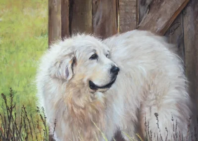 2026 Spirit of Pastel (SOP) Fourth Biennial Open Juried Exhibition Accepted Artist - Established: Gentle Guardian by Lindy Blosser