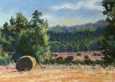 2026 Spirit of Pastel (SOP) Fourth Biennial Open Juried Exhibition Accepted Artist - Emerging: Oregon Gold, by Kaz Chandler