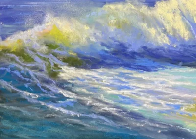 2026 Spirit of Pastel (SOP) Fourth Biennial Open Juried Exhibition Accepted Artist - Established: Sun Kissed Waters by Janis Ellison