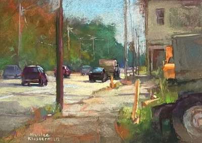 2026 Spirit of Pastel (SOP) Fourth Biennial Open Juried Exhibition Accepted Artist - Established: Rush Hour On Spring Grove Ave by Marilee Klosterman