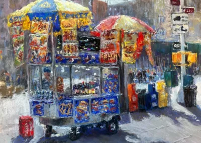 2026 Spirit of Pastel (SOP) Fourth Biennial Open Juried Exhibition Accepted Artist - Established: West 23rd And 5th by Susan Kuznitsky