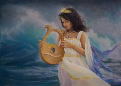 2026 Spirit of Pastel (SOP) Fourth Biennial Open Juried Exhibition Accepted Artist - Established: Playing The Siren Song by Shuk Susan Lee