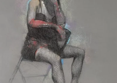 2026 Spirit of Pastel (SOP) Fourth Biennial Open Juried Exhibition Accepted Artist - Established: All Dressed Up, by Andrew McDermott