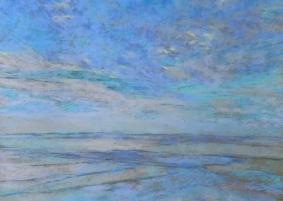 2026 Spirit of Pastel (SOP) Fourth Biennial Open Online Juried Exhibition Accepted Artist - Established: Blue by Catherine McIlhenny