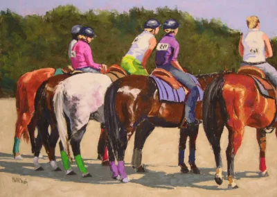 2026 Spirit of Pastel (SOP) Fourth Biennial Open Online Juried Exhibition Accepted Artist - Established: Fair On Deck by Mary J McInnis