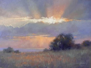 2026 Spirit of Pastel (SOP) Fourth Biennial Open Juried Exhibition Award Winner - Established: Second Place * Grand Finale, by Linda Louise Mutti