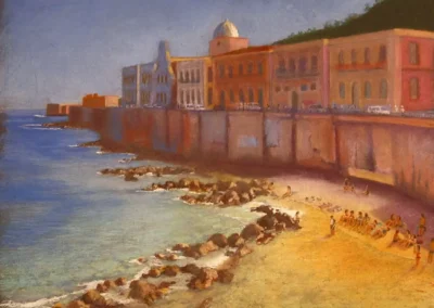 2026 Spirit of Pastel (SOP) Fourth Biennial Open Juried Exhibition Accepted Artist - Emerging: Belissimo Spaiggia, by John M Nicholas