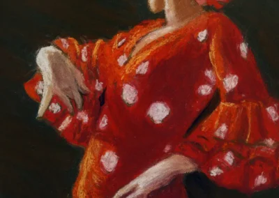 2026 Spirit of Pastel (SOP) Fourth Biennial Open Juried Exhibition Accepted Artist - Emerging: Sombrero Cordobes, by Maria Pazos