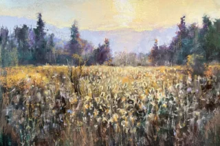 2026 Spirit of Pastel (SOP) Fourth Biennial Open Juried Exhibition Award Winner - Emerging: Honorable Mention * Glorious Light, by Natasha Ramras