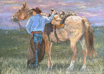 2026 Spirit of Pastel (SOP) Fourth Biennial Open Online Juried Exhibition Accepted Artist - Established: Contemplation by Janet M Rawlings-Spangler