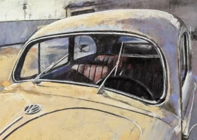 2026 Spirit of Pastel (SOP) Fourth Biennial Open Online Juried Exhibition Accepted Artist - Established: Every Car Has A Story by John Sherry