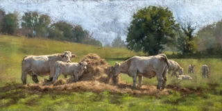 2026 Spirit of Pastel (SOP) Fourth Biennial Open Juried Exhibition Award Winner - Established: Honorable Mention * The Herd, by Alexandra Wozniak